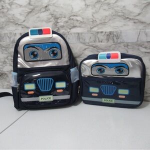 RuRu monkey Police Backpack and Lunch Bag